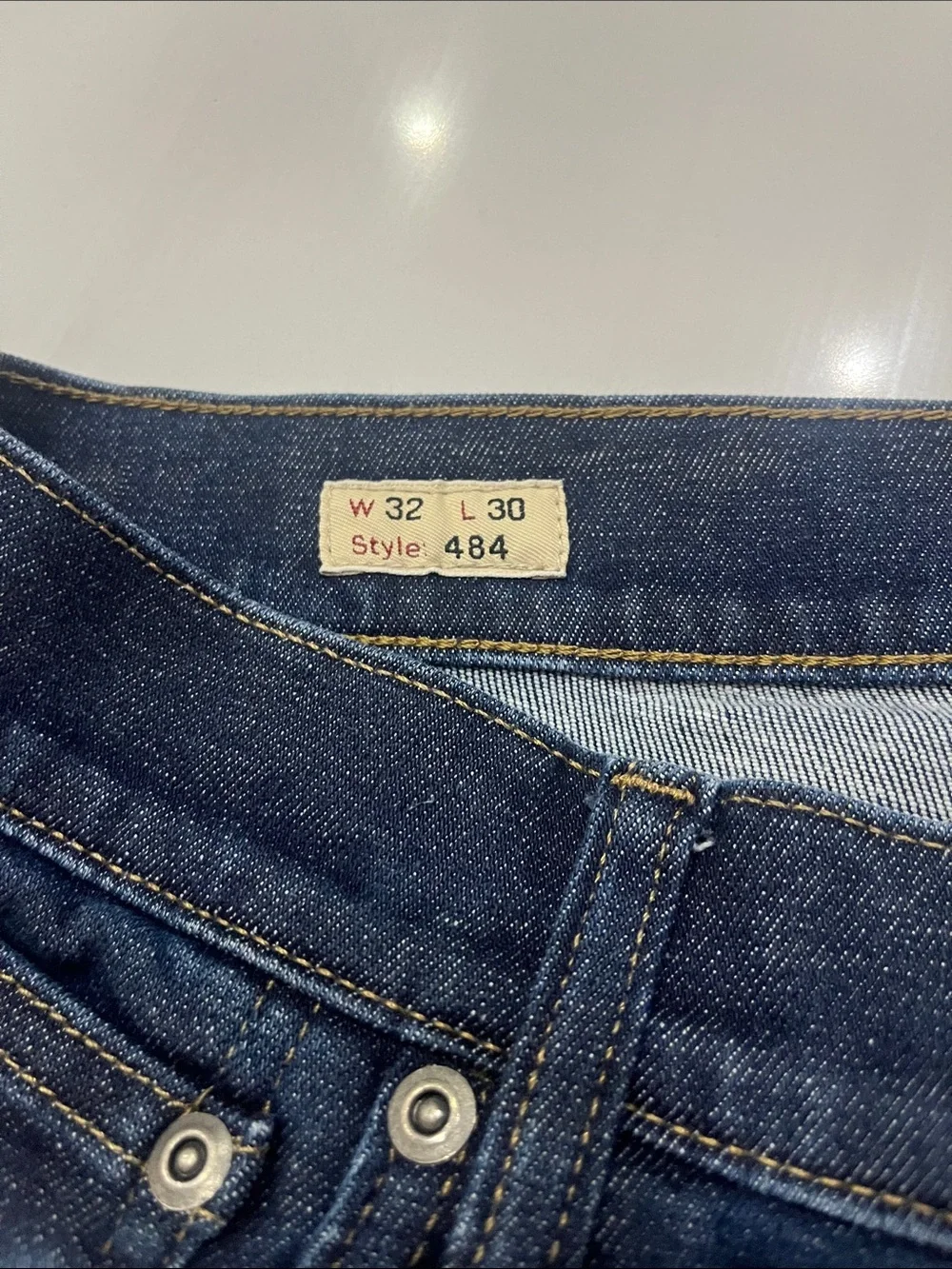 J. Crew Slim Straight Dark Blue Jeans W32 L30